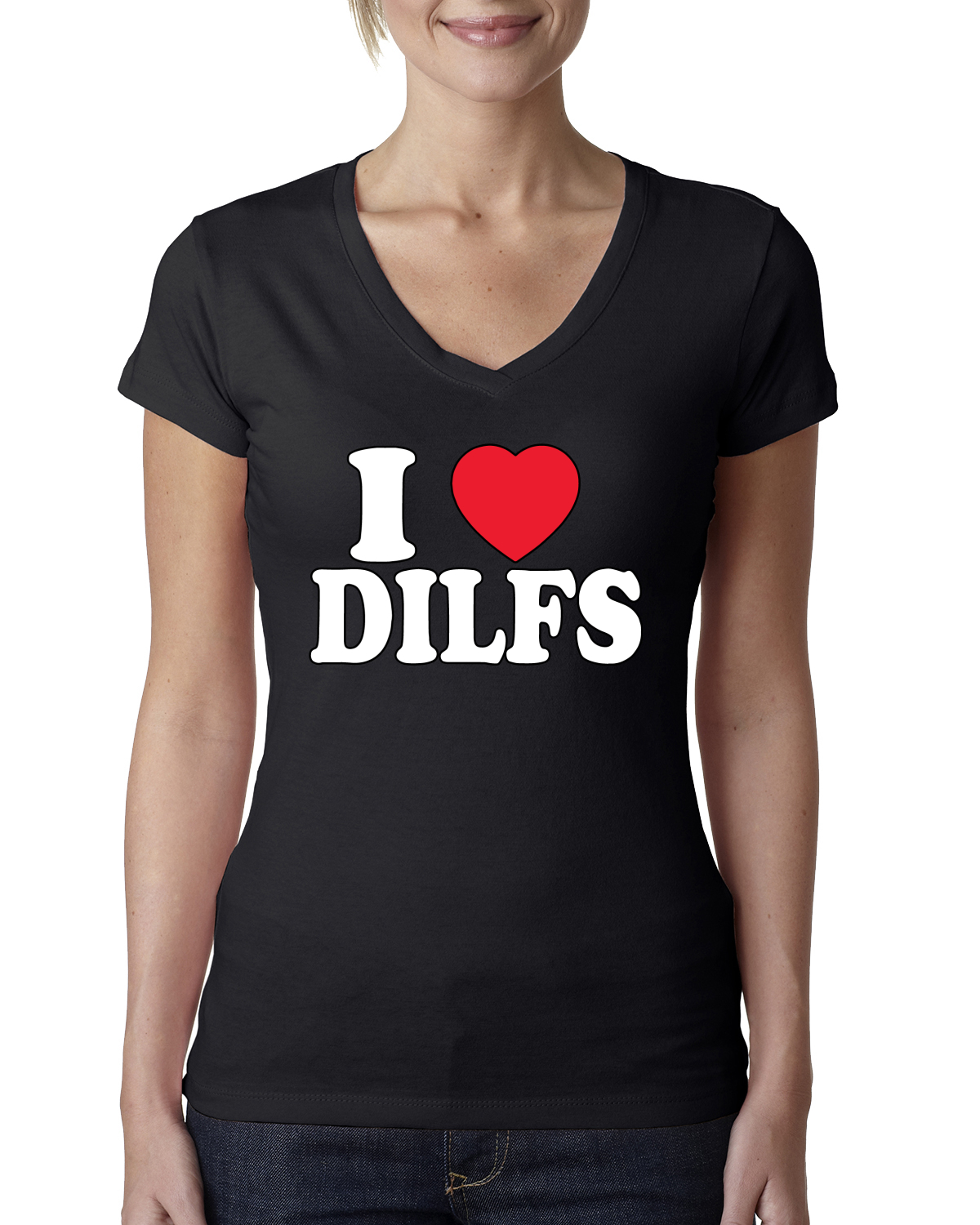 Womens Junior Fit V-Neck Tee | eBay
