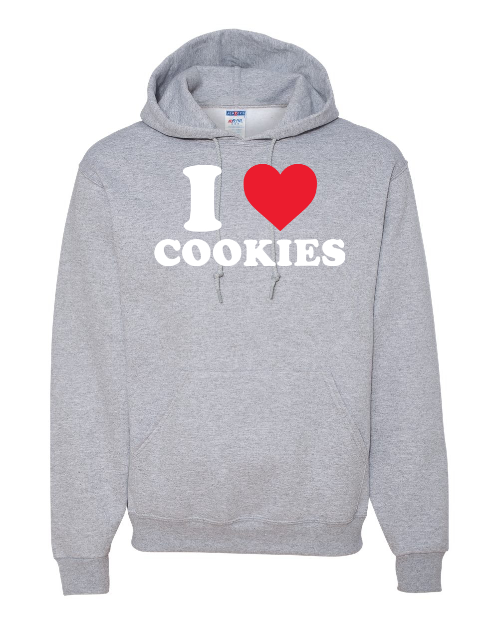 I Love Cookies Food Unisex Graphic Hooded Sweatshirt - Picture 6 of 17