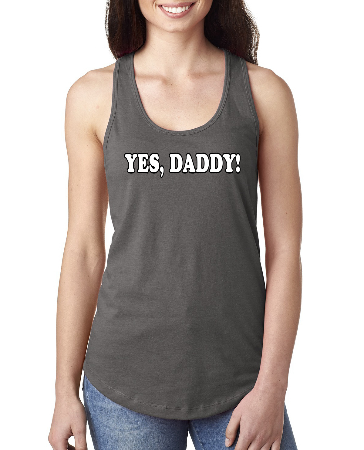 Camiseta sin mangas divertida Yes Daddy clasificación R para damas humor - Imagen 10 de 15