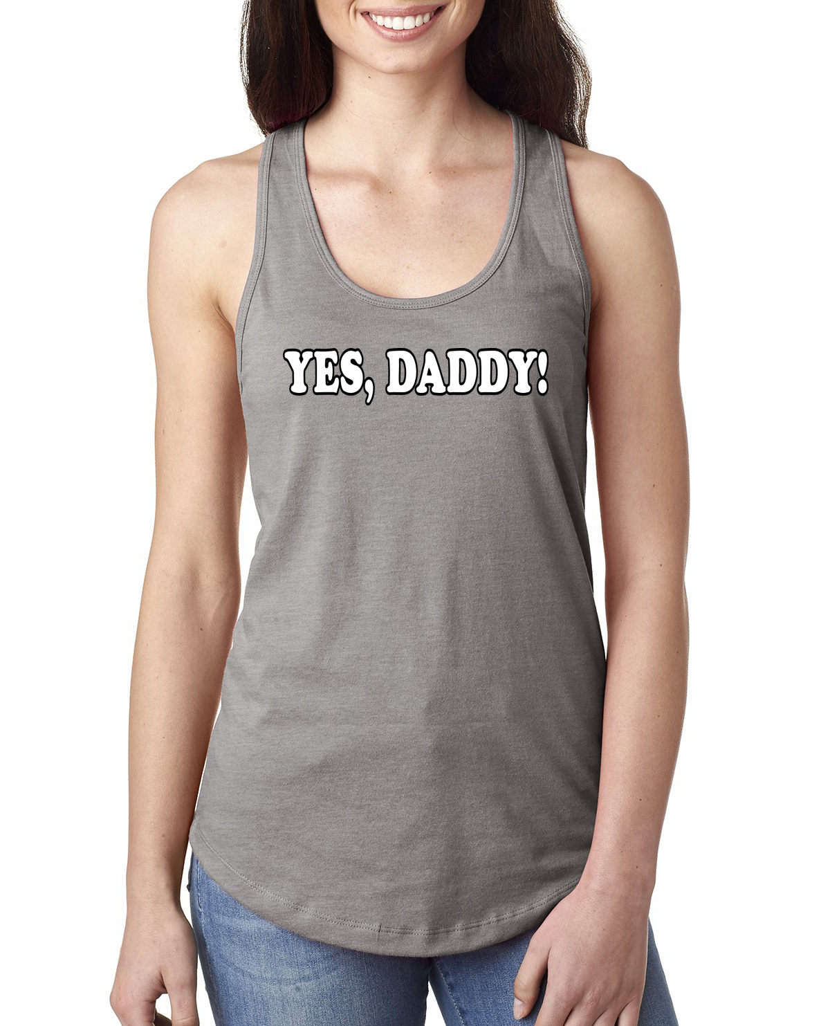 Camiseta sin mangas divertida Yes Daddy clasificación R para damas humor - Imagen 4 de 15
