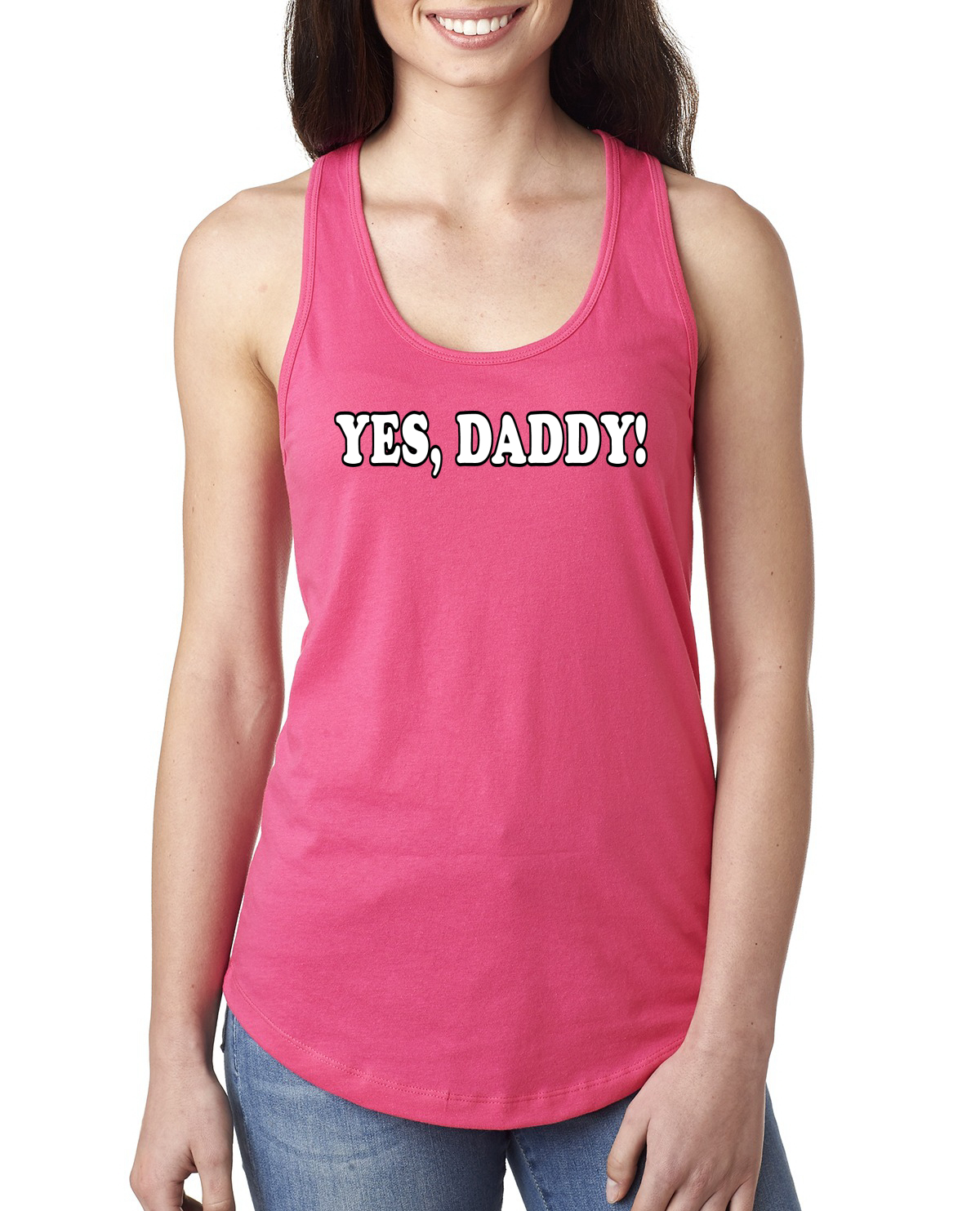 Camiseta sin mangas divertida Yes Daddy clasificación R para damas humor - Imagen 11 de 15