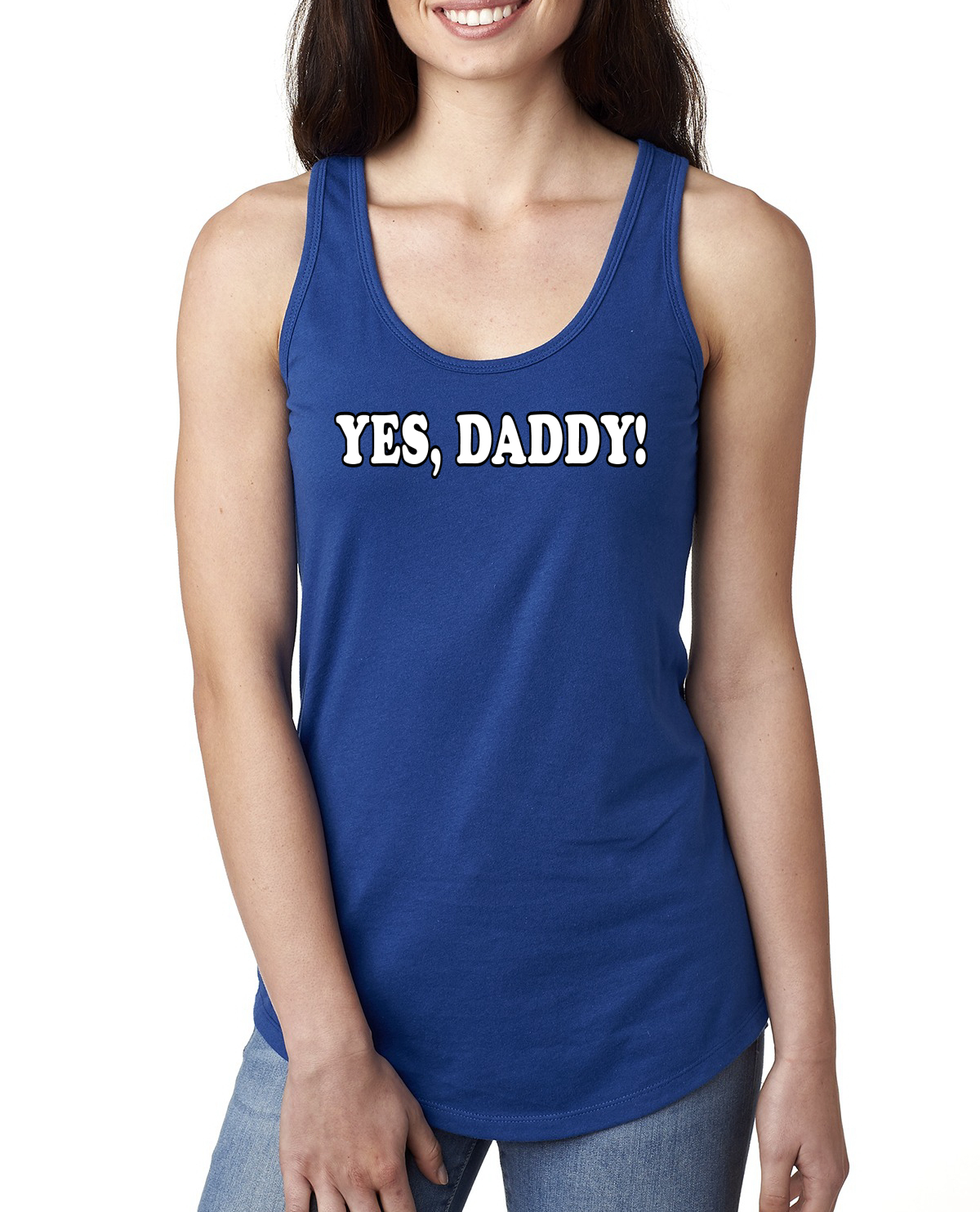 Camiseta sin mangas divertida Yes Daddy clasificación R para damas humor - Imagen 8 de 15