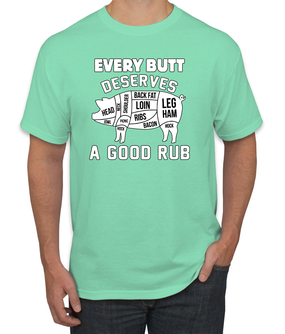 Every Butt Deserves A Good Rub Humor Men T-Shirt - 第 22/27 張圖片
