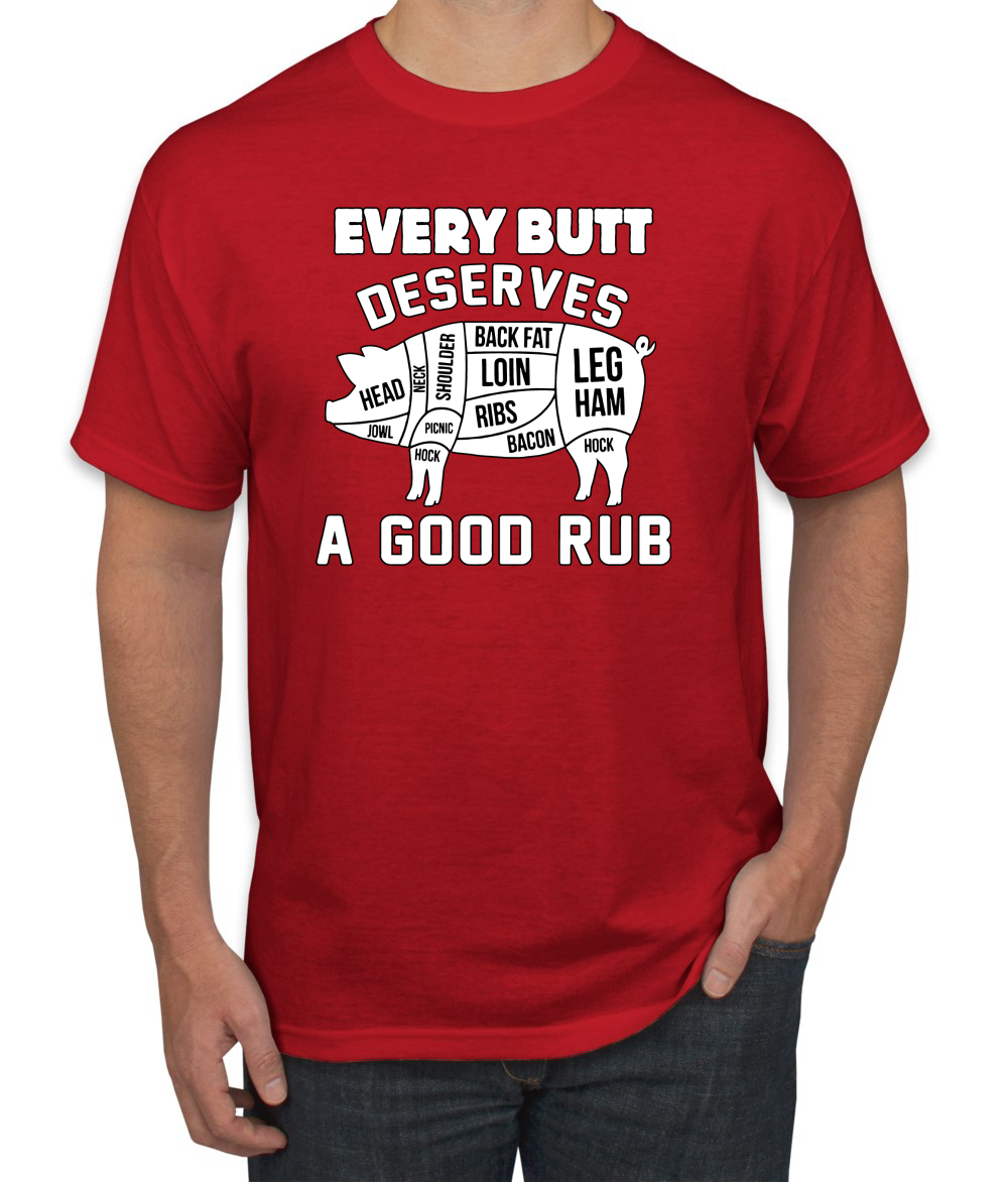 Every Butt Deserves A Good Rub Humor Men T-Shirt - 第 15/27 張圖片