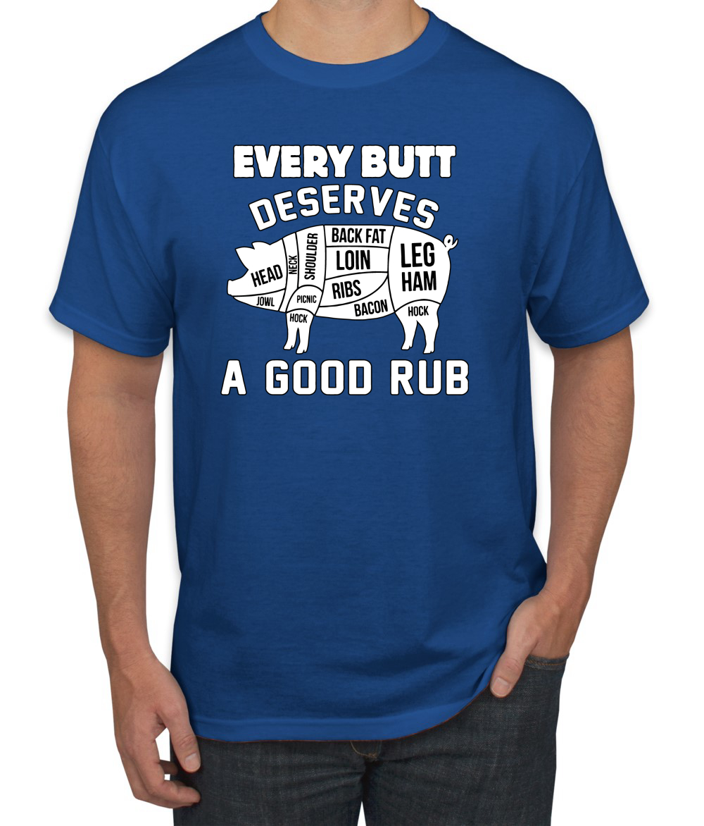 Every Butt Deserves A Good Rub Humor Men T-Shirt - 第 16/27 張圖片
