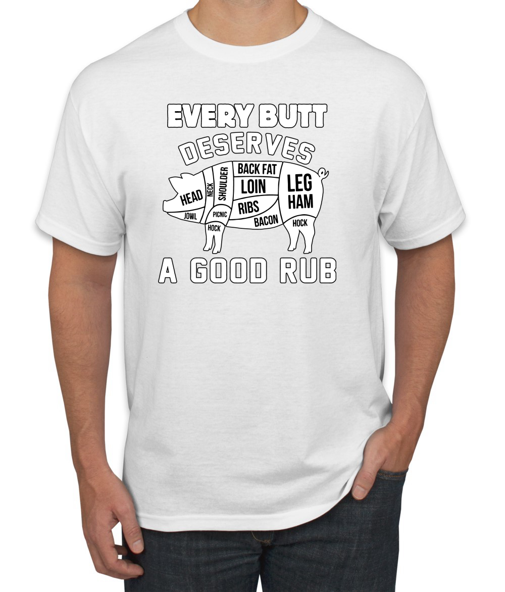 Every Butt Deserves A Good Rub Humor Men T-Shirt - 第 20/27 張圖片