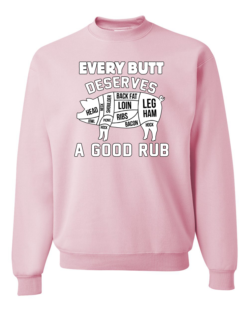 Sudadera Cuello Redondo Every Butt Deserves A Good Rub Humor Unisex - Imagen 9 de 22