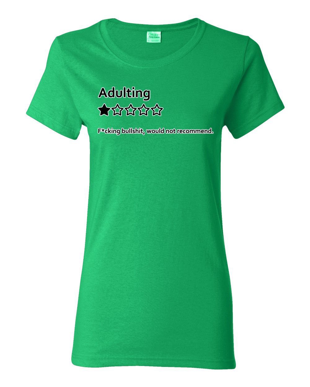 Adulting One Star Rating Would Not Recommend Women Graphic T-Shirt - Picture 8 of 18