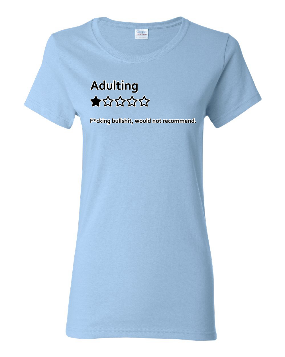 Adulting One Star Rating Would Not Recommend Women Graphic T-Shirt - Picture 18 of 18