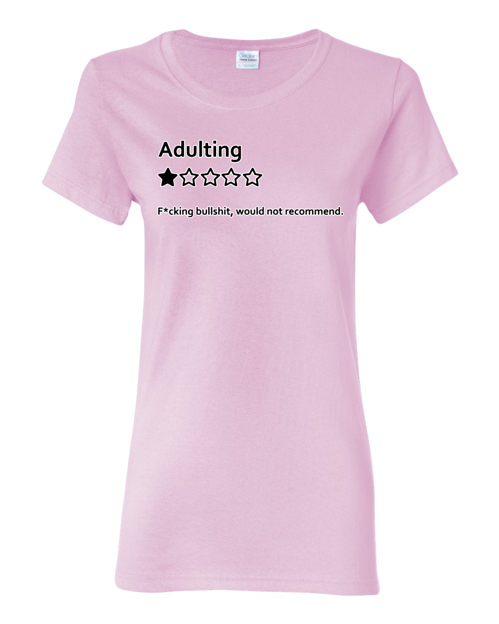 Adulting One Star Rating Would Not Recommend Women Graphic T-Shirt - Picture 9 of 18