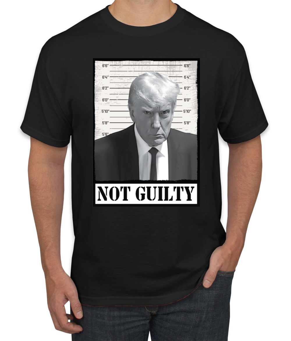 Camiseta Donald Trump Not Guilty Mugshot Face para hombre - Imagen 3 de 22