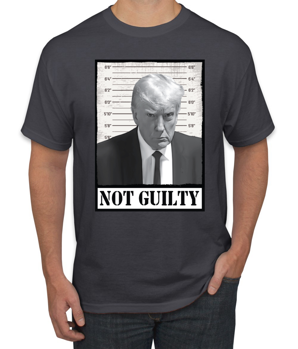 Camiseta Donald Trump Not Guilty Mugshot Face para hombre - Imagen 4 de 22