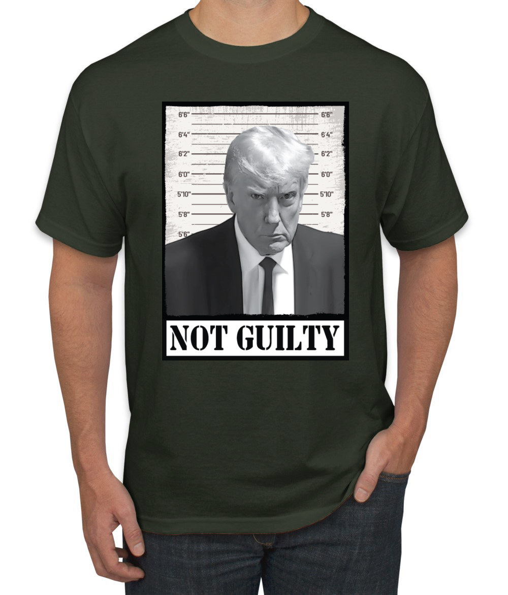 Camiseta Donald Trump Not Guilty Mugshot Face para hombre - Imagen 5 de 22