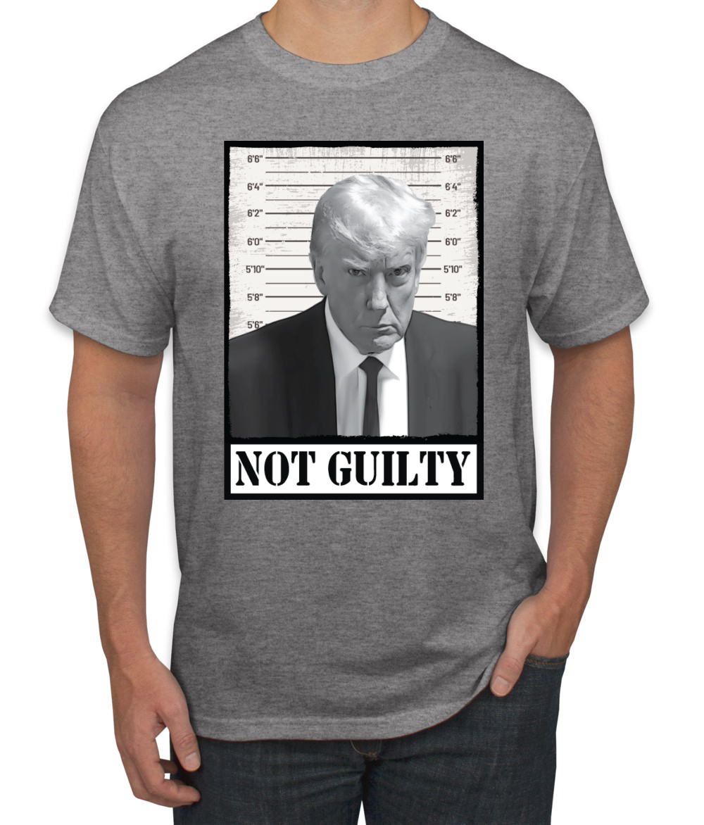 Camiseta Donald Trump Not Guilty Mugshot Face para hombre - Imagen 7 de 22
