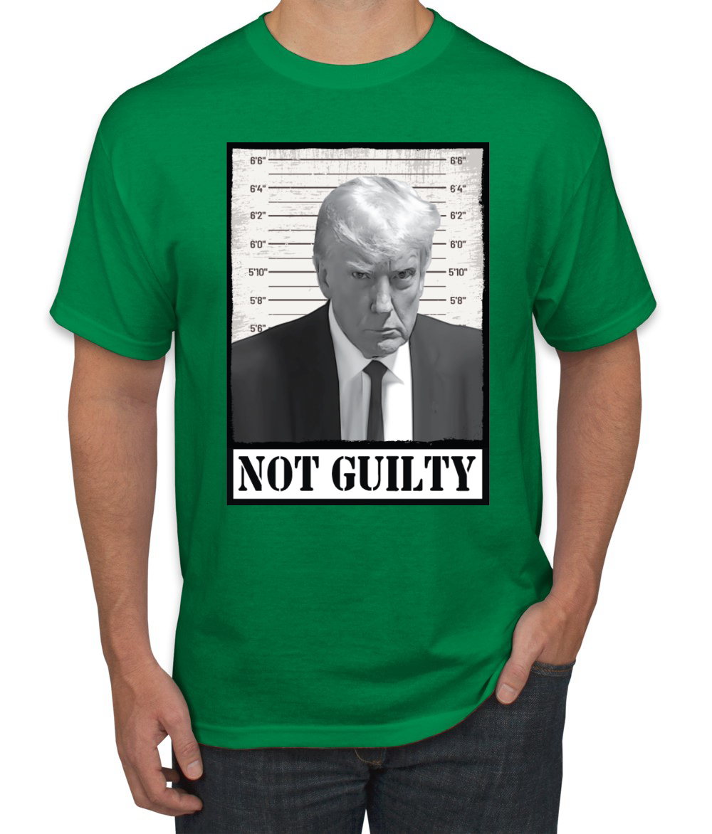 Camiseta Donald Trump Not Guilty Mugshot Face para hombre - Imagen 8 de 22