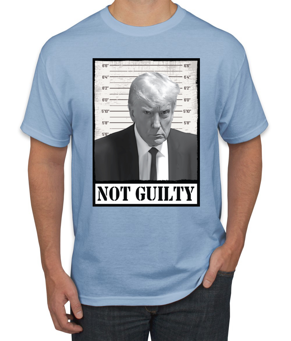 Camiseta Donald Trump Not Guilty Mugshot Face para hombre - Imagen 20 de 22