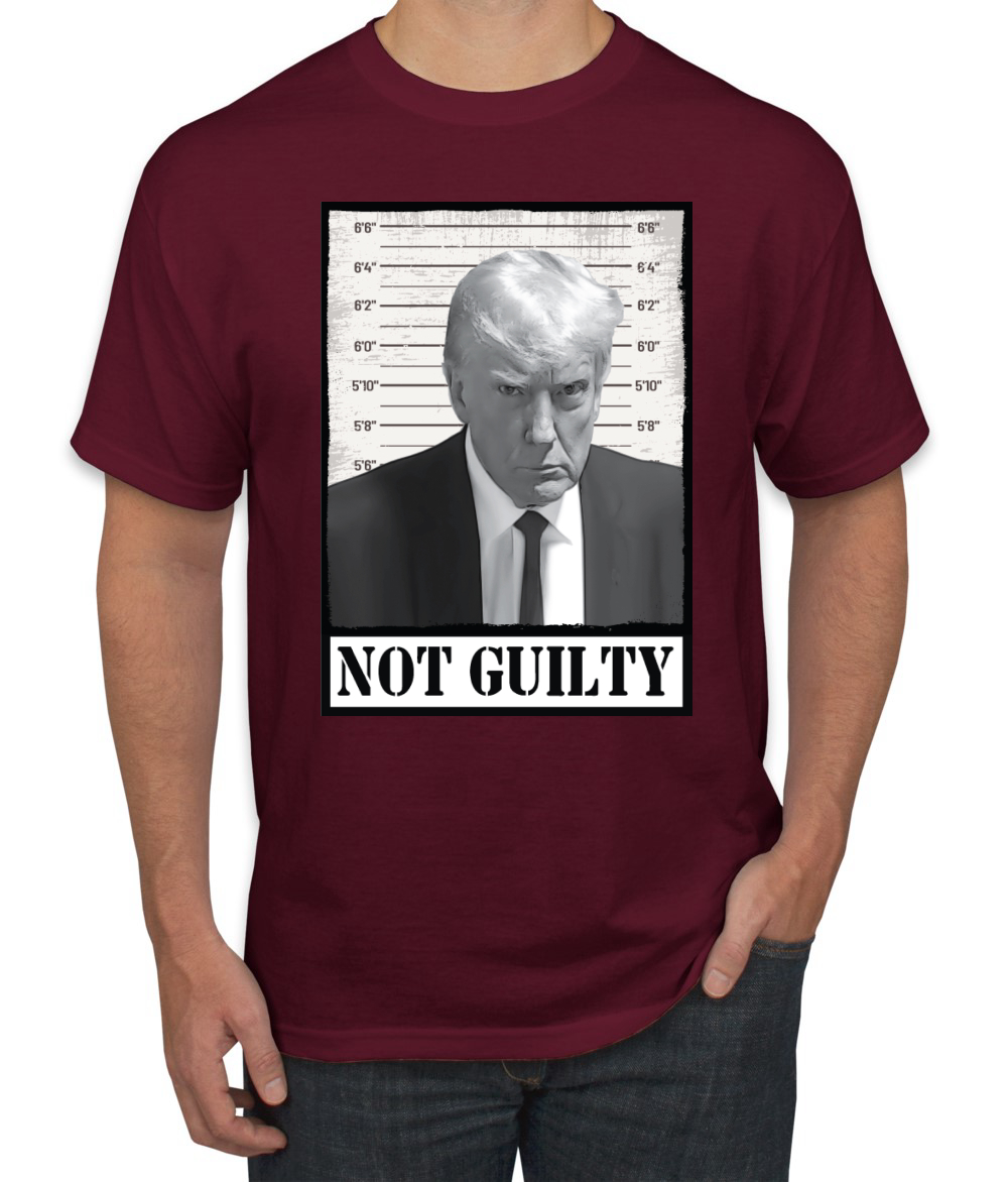 Camiseta Donald Trump Not Guilty Mugshot Face para hombre - Imagen 9 de 22