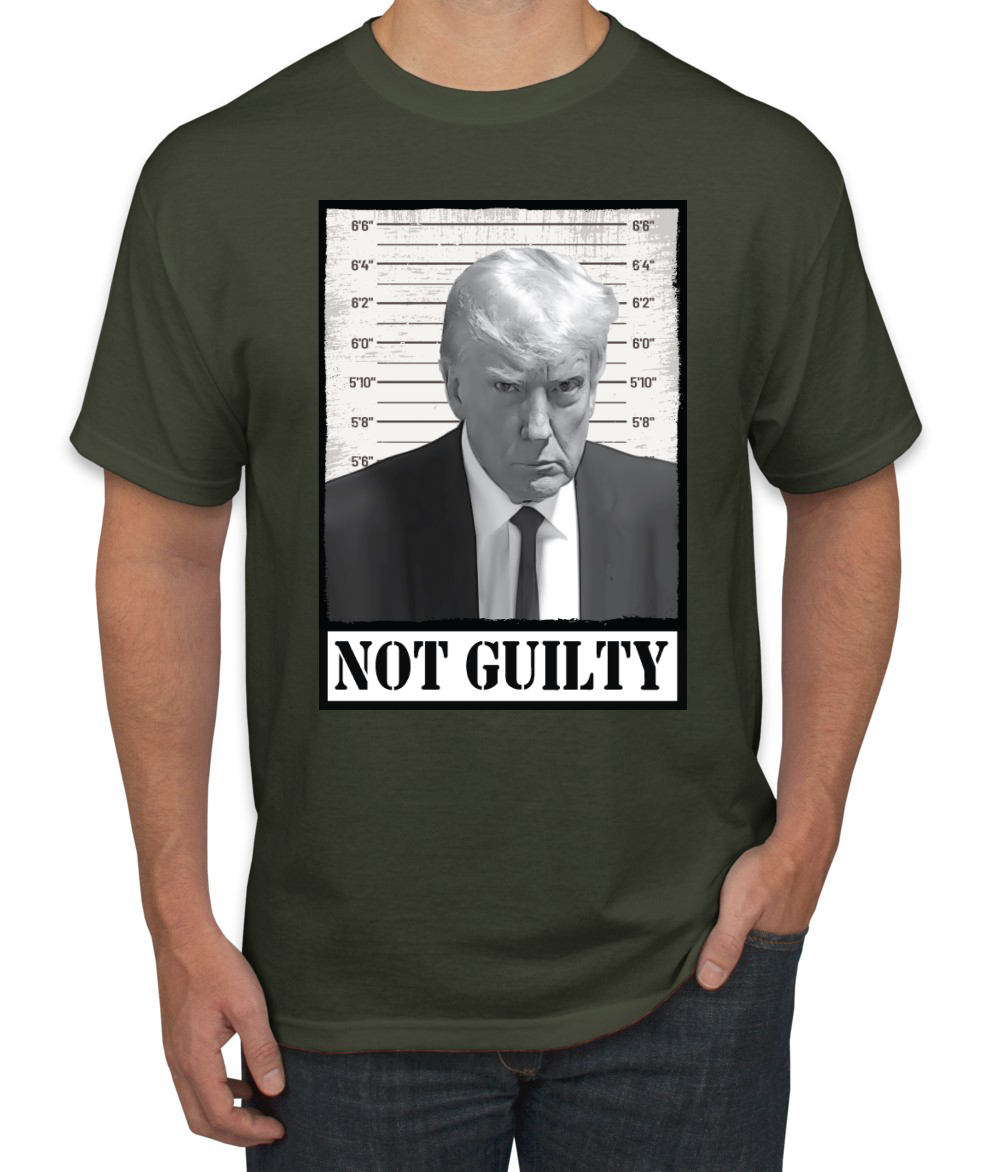 Camiseta Donald Trump Not Guilty Mugshot Face para hombre - Imagen 21 de 22