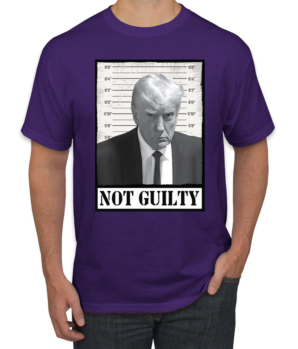 Camiseta Donald Trump Not Guilty Mugshot Face para hombre - Imagen 11 de 22
