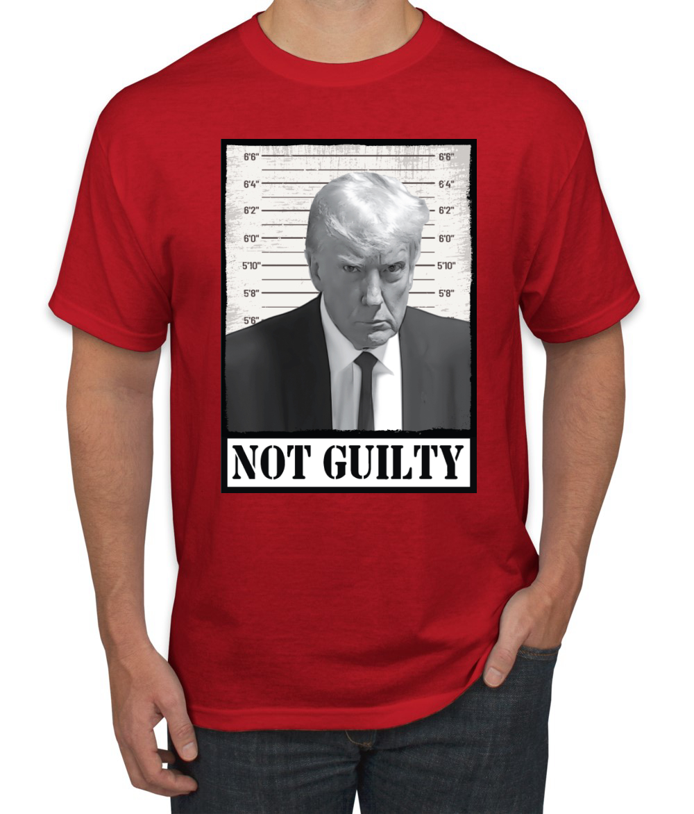 Camiseta Donald Trump Not Guilty Mugshot Face para hombre - Imagen 12 de 22