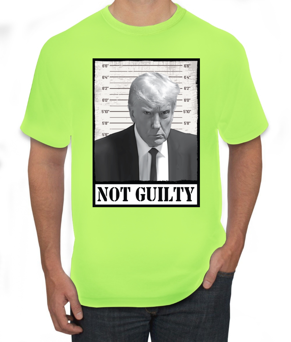 Camiseta Donald Trump Not Guilty Mugshot Face para hombre - Imagen 18 de 22