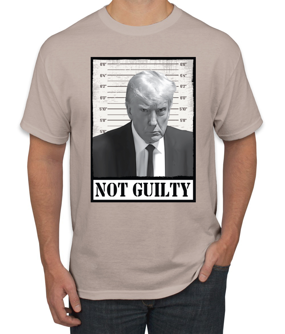 Camiseta Donald Trump Not Guilty Mugshot Face para hombre - Imagen 22 de 22