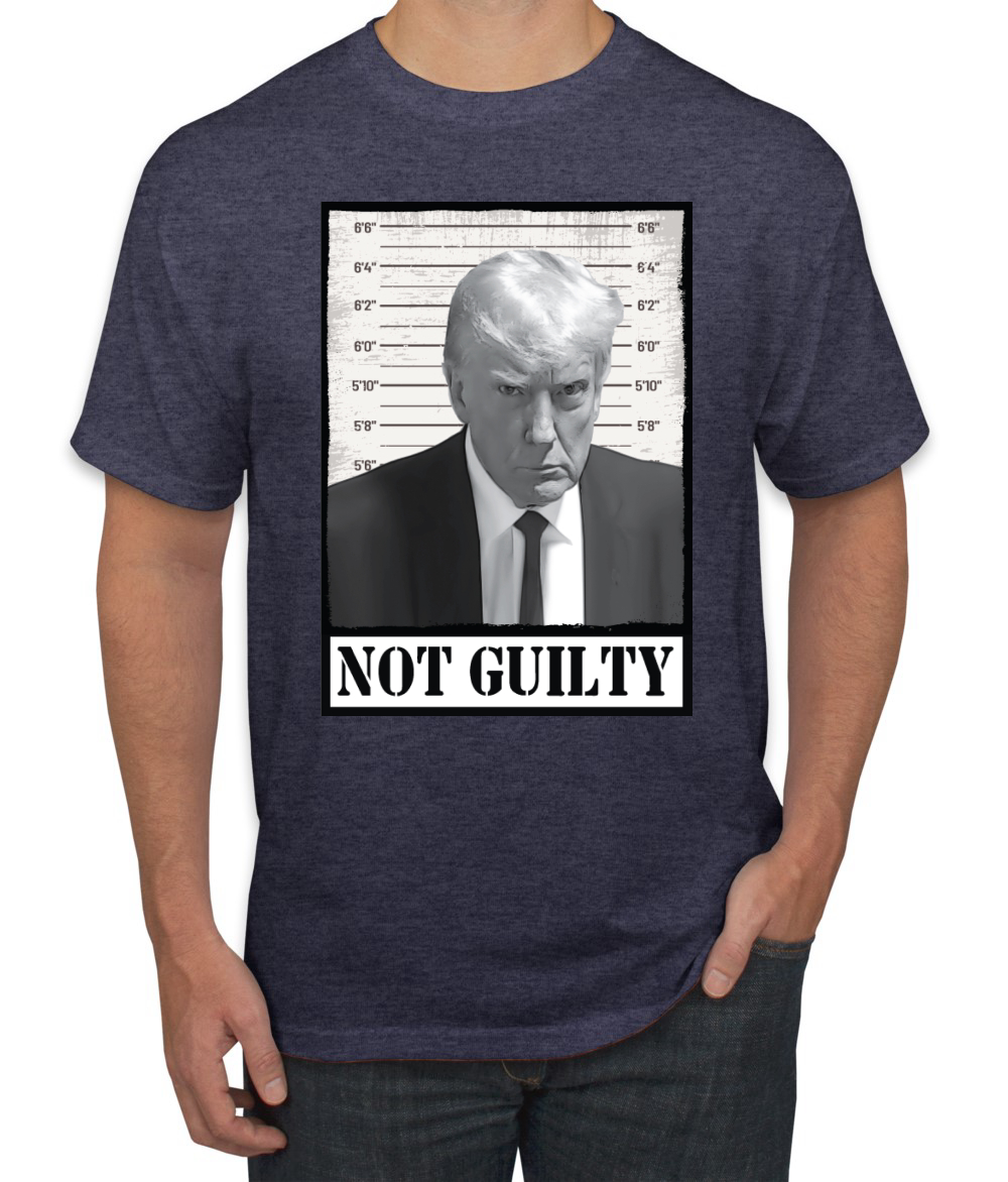 Camiseta Donald Trump Not Guilty Mugshot Face para hombre - Imagen 15 de 22