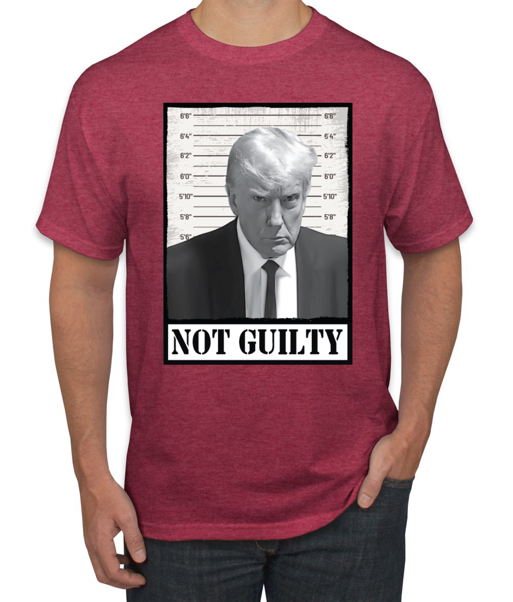 Camiseta Donald Trump Not Guilty Mugshot Face para hombre - Imagen 16 de 22