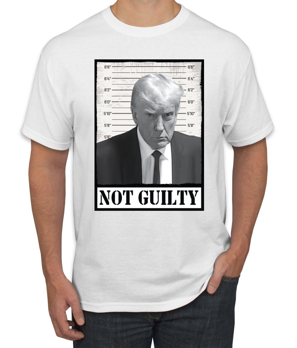 Camiseta Donald Trump Not Guilty Mugshot Face para hombre - Imagen 17 de 22