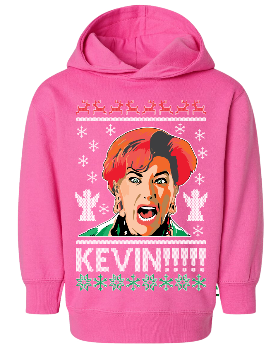 Kevin!!!! Sudadera con capucha polar suéter de Navidad para niños pequeños - Imagen 7 de 7