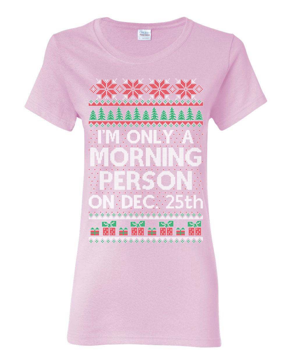 Camiseta gráfica para mujer I'm Only A Morning Person on December 25th - Imagen 8 de 14