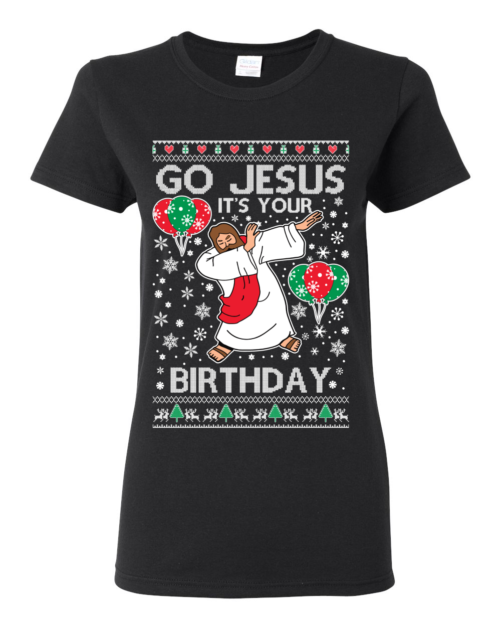 Go Jesus It's Your Birthday Women Graphic TShirt - Picture 3 of 13