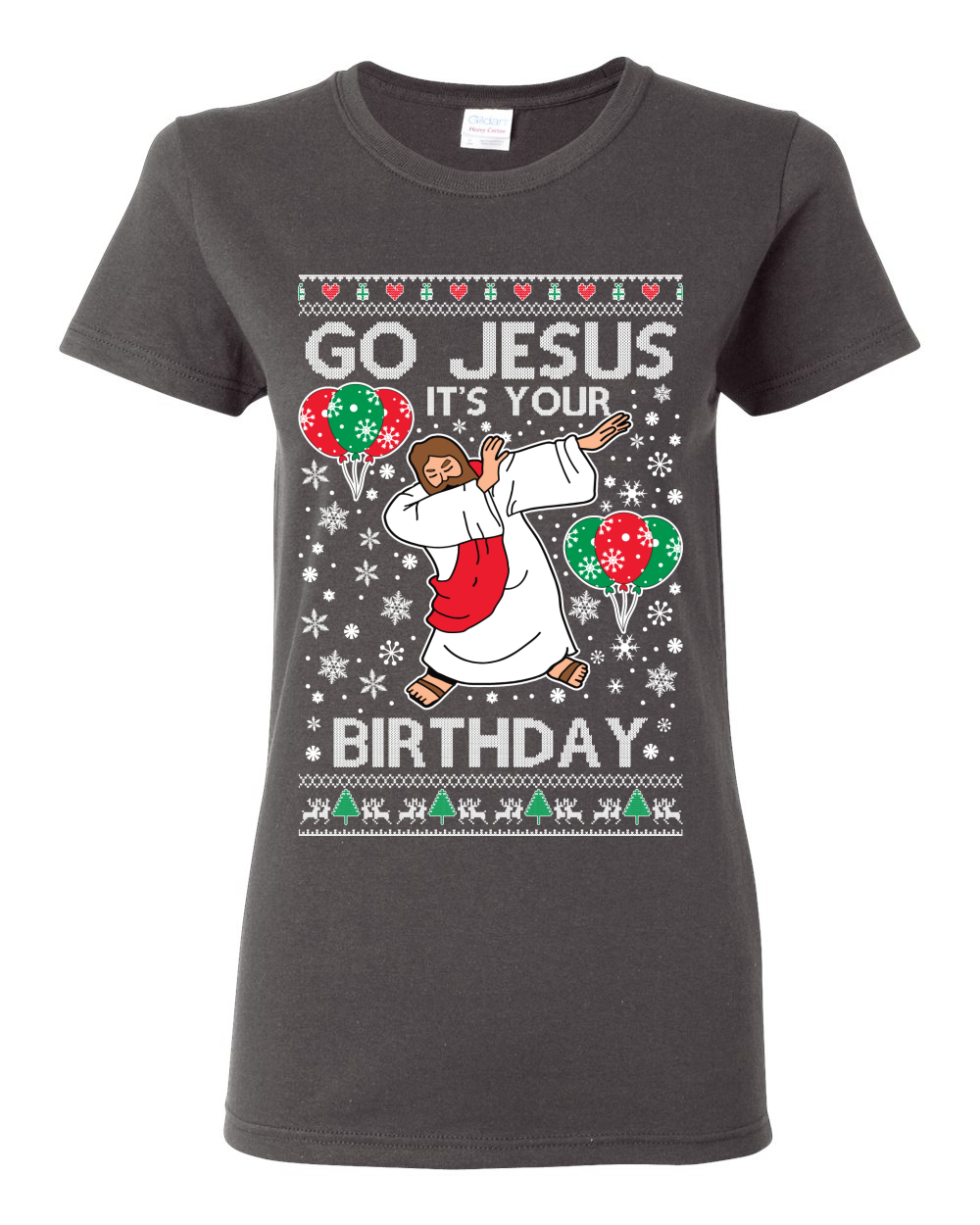 Go Jesus It's Your Birthday Women Graphic TShirt - Picture 4 of 13