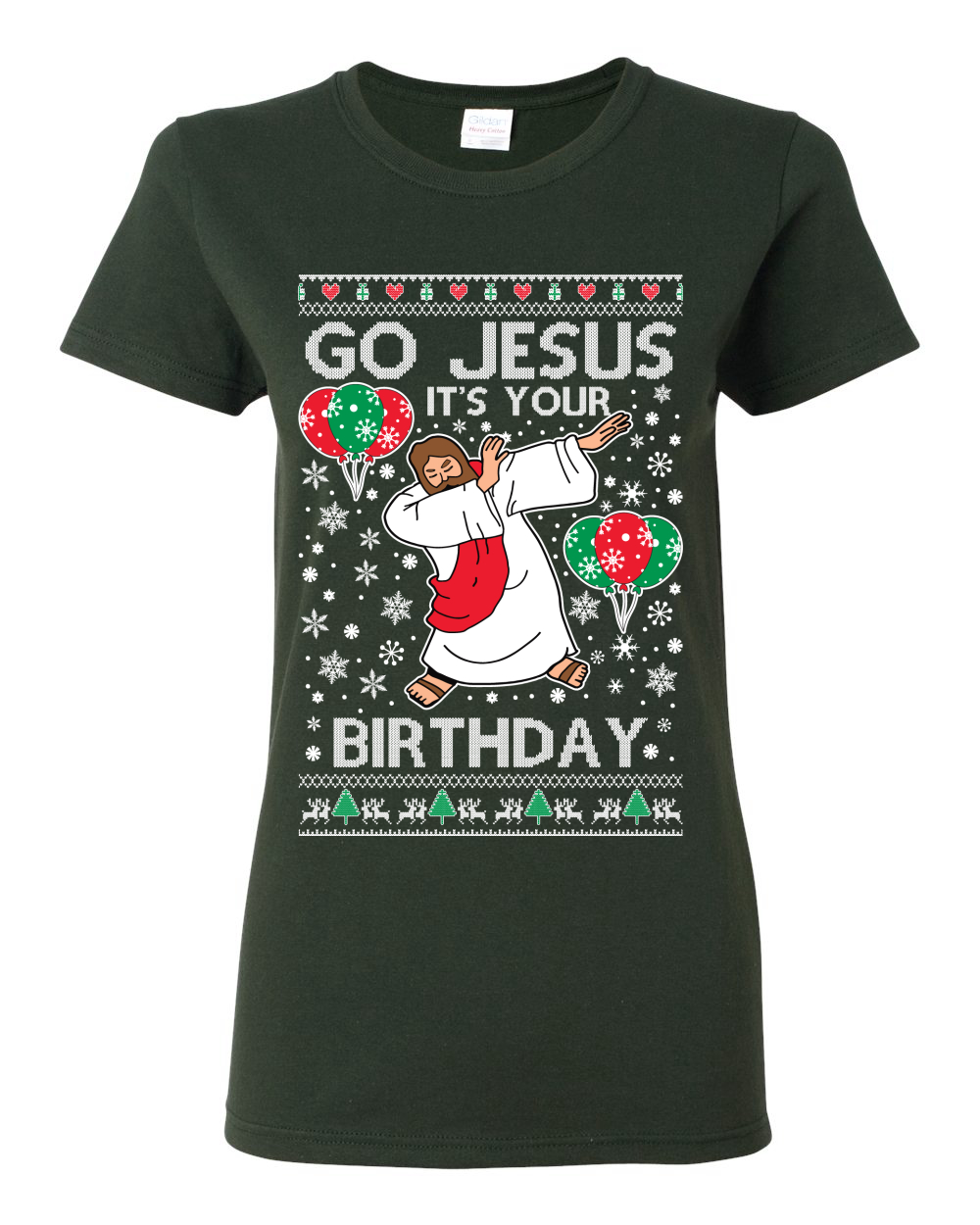 Go Jesus It's Your Birthday Women Graphic TShirt - Picture 5 of 13