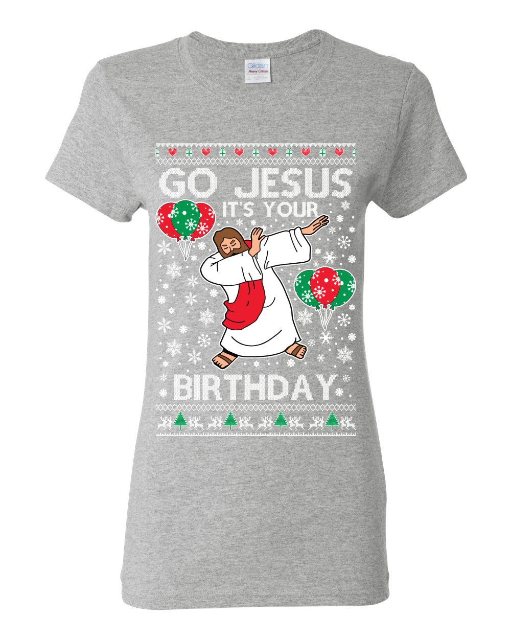 Go Jesus It's Your Birthday Women Graphic TShirt - Picture 6 of 13
