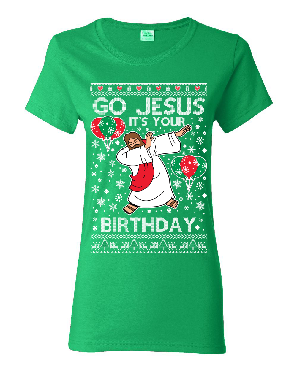 Go Jesus It's Your Birthday Women Graphic TShirt - Picture 7 of 13