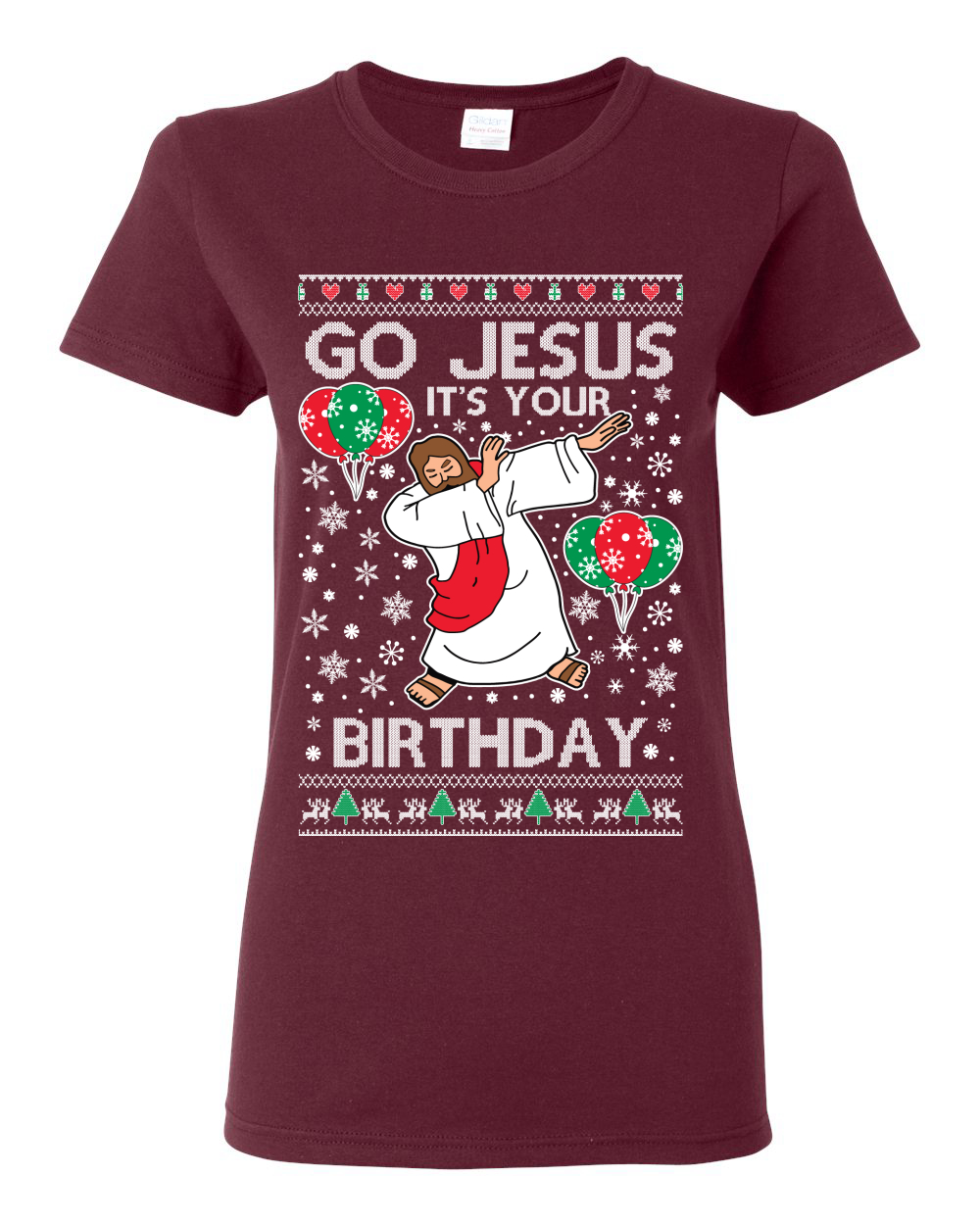 Go Jesus It's Your Birthday Women Graphic TShirt - Picture 8 of 13