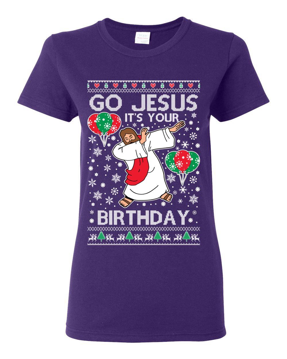 Go Jesus It's Your Birthday Women Graphic TShirt - Picture 10 of 13