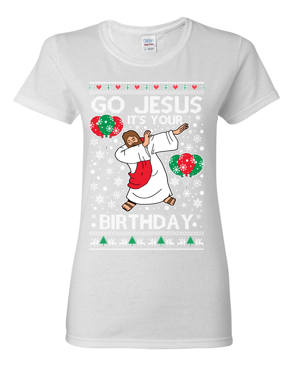 Go Jesus It's Your Birthday Women Graphic TShirt - Picture 13 of 13