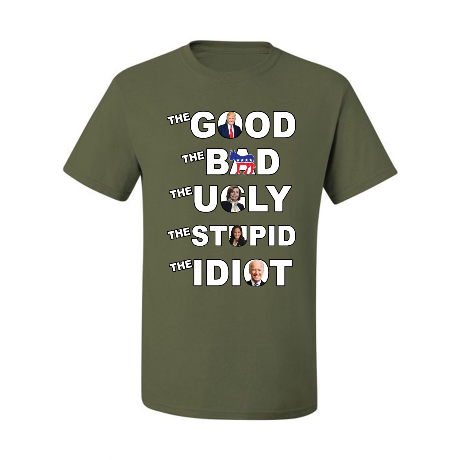 The Good Bad Ugly Stupid Mashup Detroit Lions T-Shirt - T-shirts