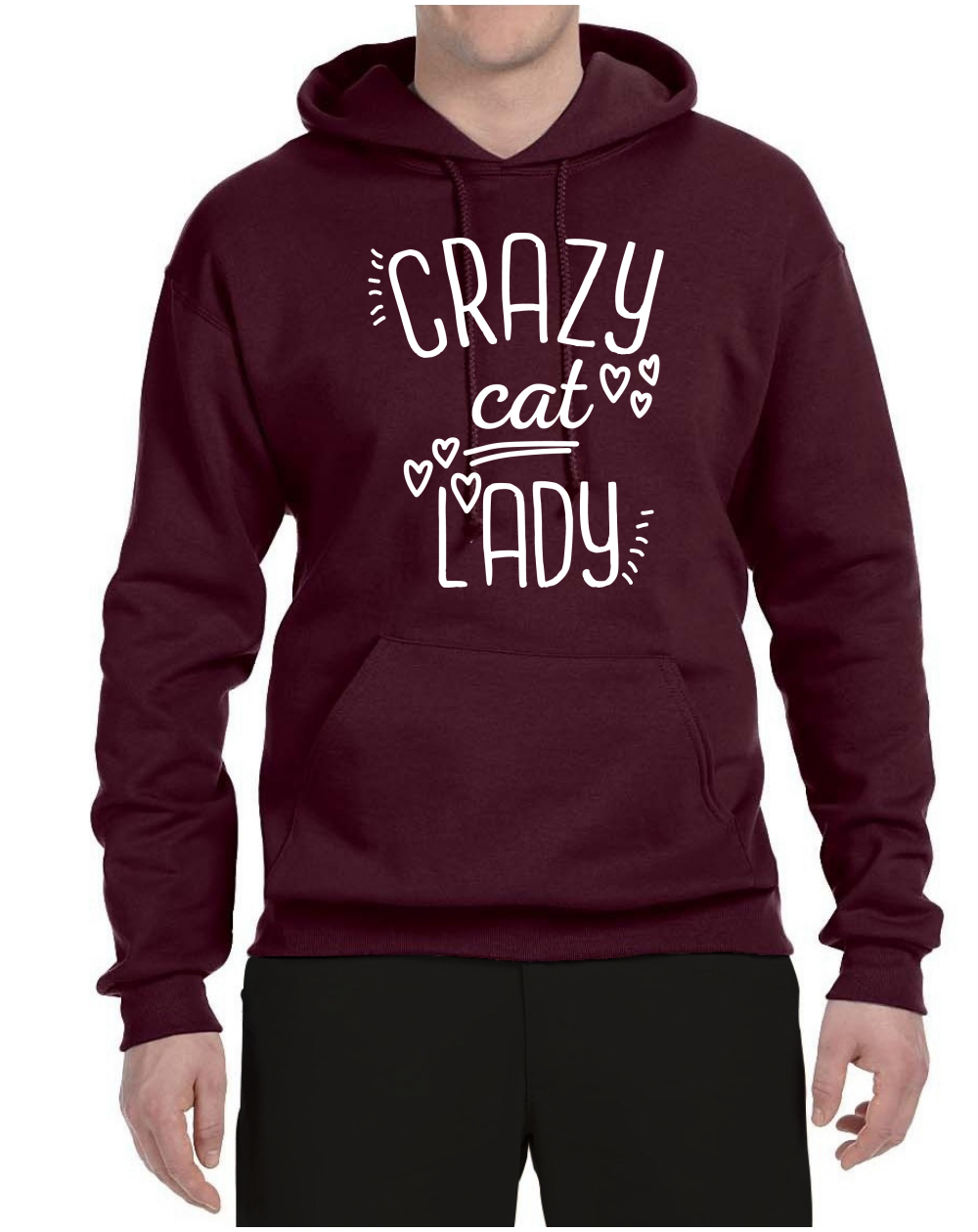 Sudadera con capucha gráfica That Crazy Cat Lady cultura pop - Imagen 10 de 19
