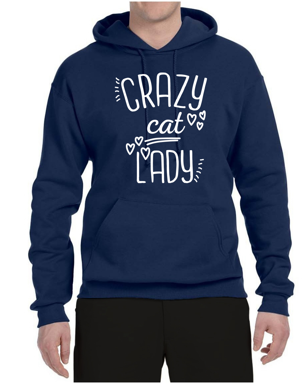 Sudadera con capucha gráfica That Crazy Cat Lady cultura pop - Imagen 11 de 19