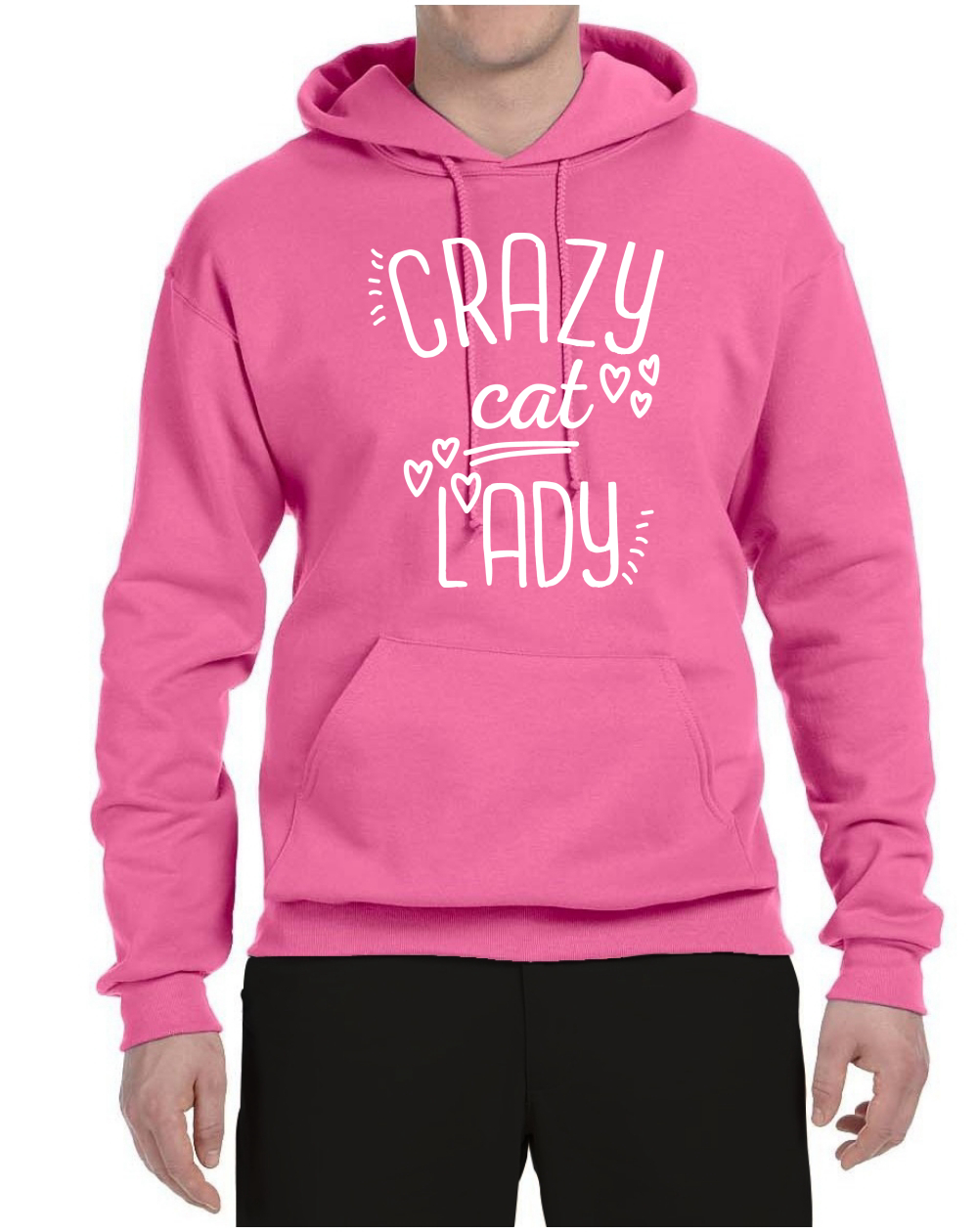 Sudadera con capucha gráfica That Crazy Cat Lady cultura pop - Imagen 12 de 19