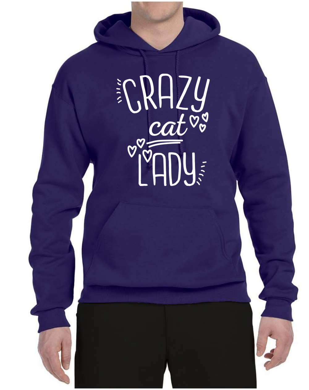 Sudadera con capucha gráfica That Crazy Cat Lady cultura pop - Imagen 14 de 19