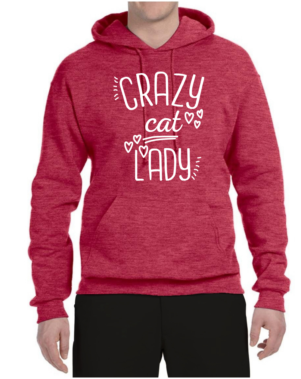 Sudadera con capucha gráfica That Crazy Cat Lady cultura pop - Imagen 19 de 19