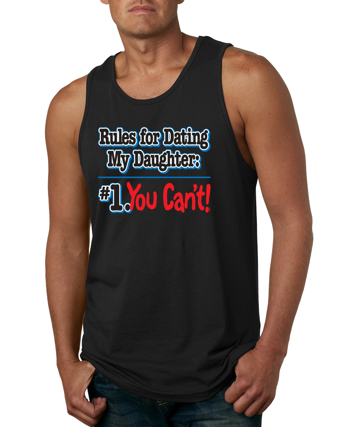 Rules for Dating My Daughter Father Gift Men Tank Top - Picture 3 of 6