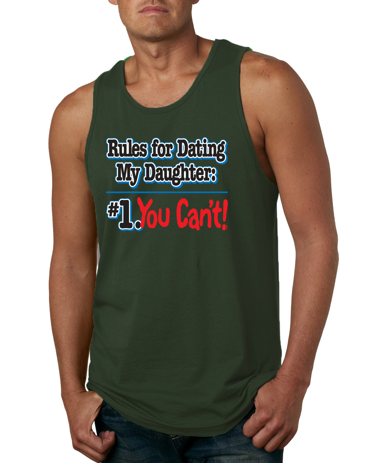 Rules for Dating My Daughter Father Gift Men Tank Top - Picture 4 of 6