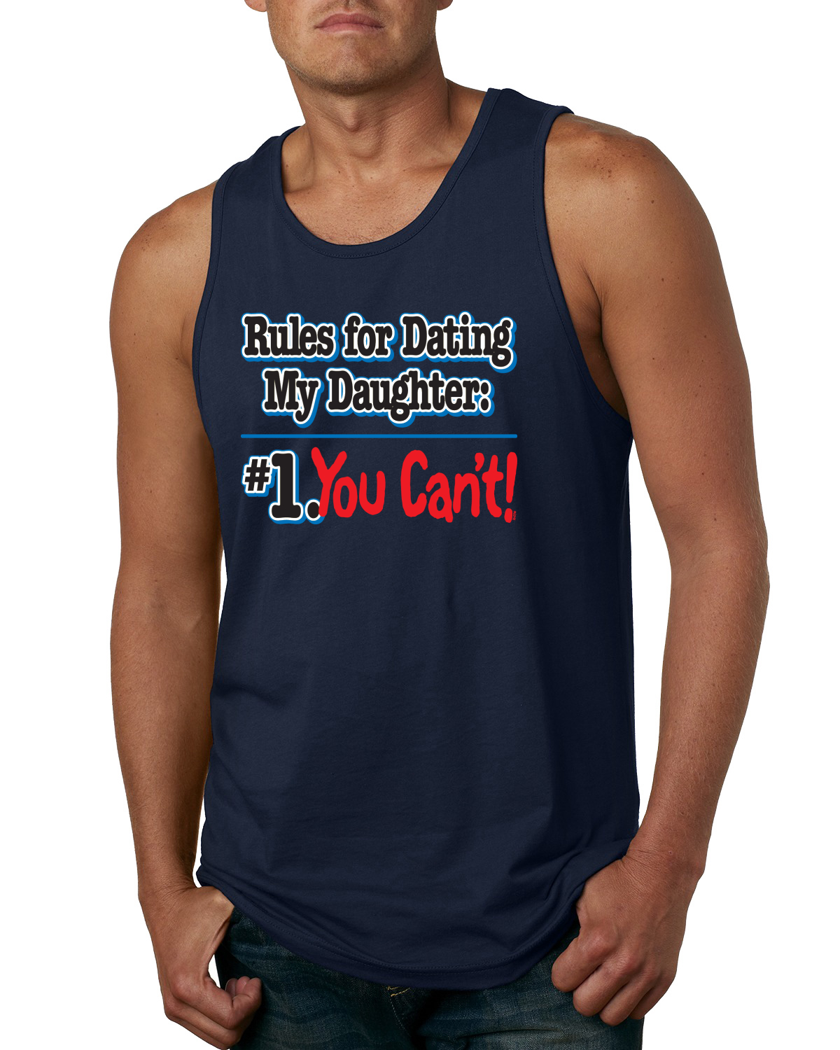 Rules for Dating My Daughter Father Gift Men Tank Top - Picture 5 of 6