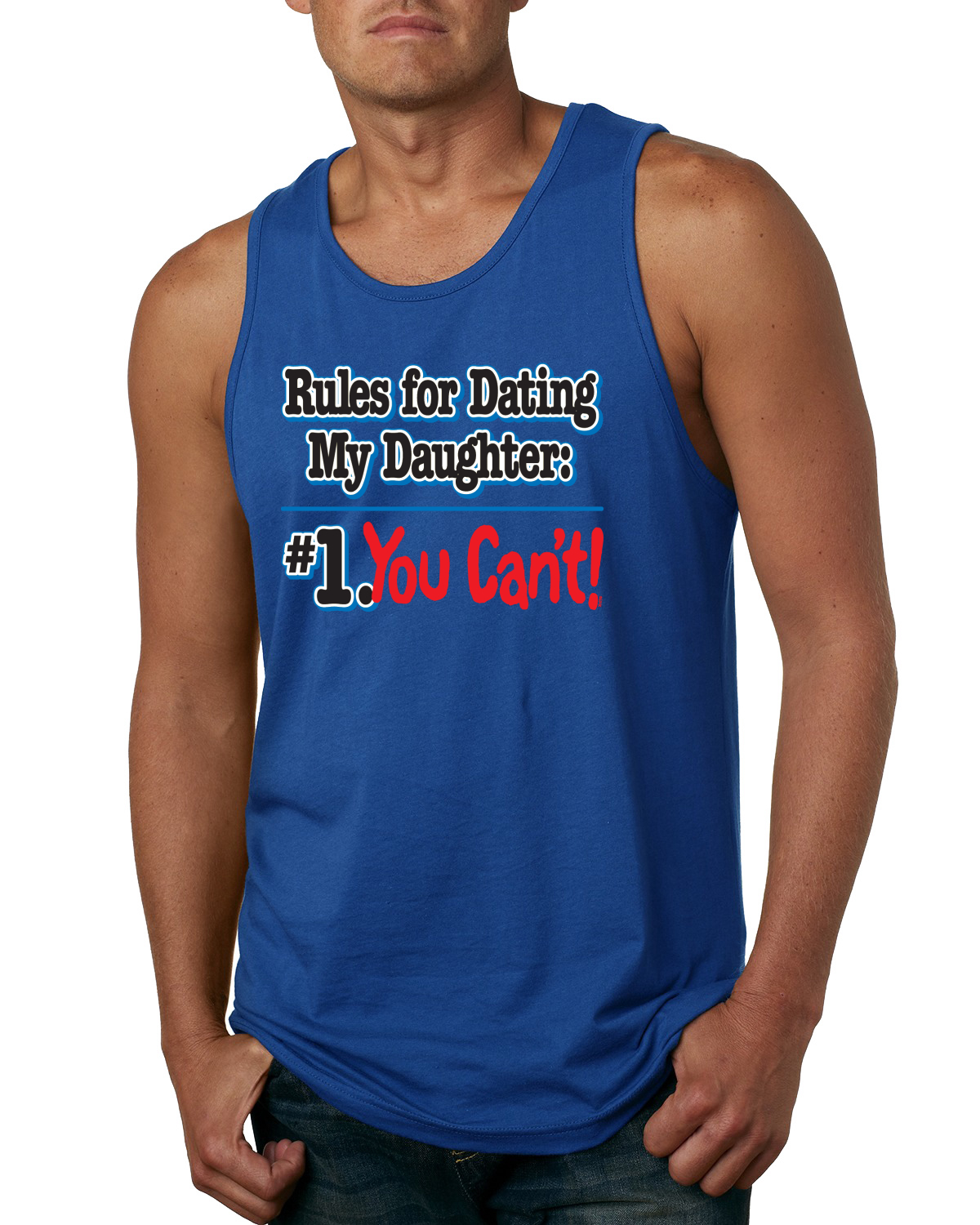 Rules for Dating My Daughter Father Gift Men Tank Top - Picture 6 of 6