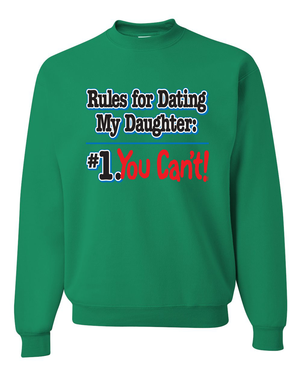 Reglas para salir con mi hija padre regalo hombres mujeres sudadera - Imagen 7 de 12